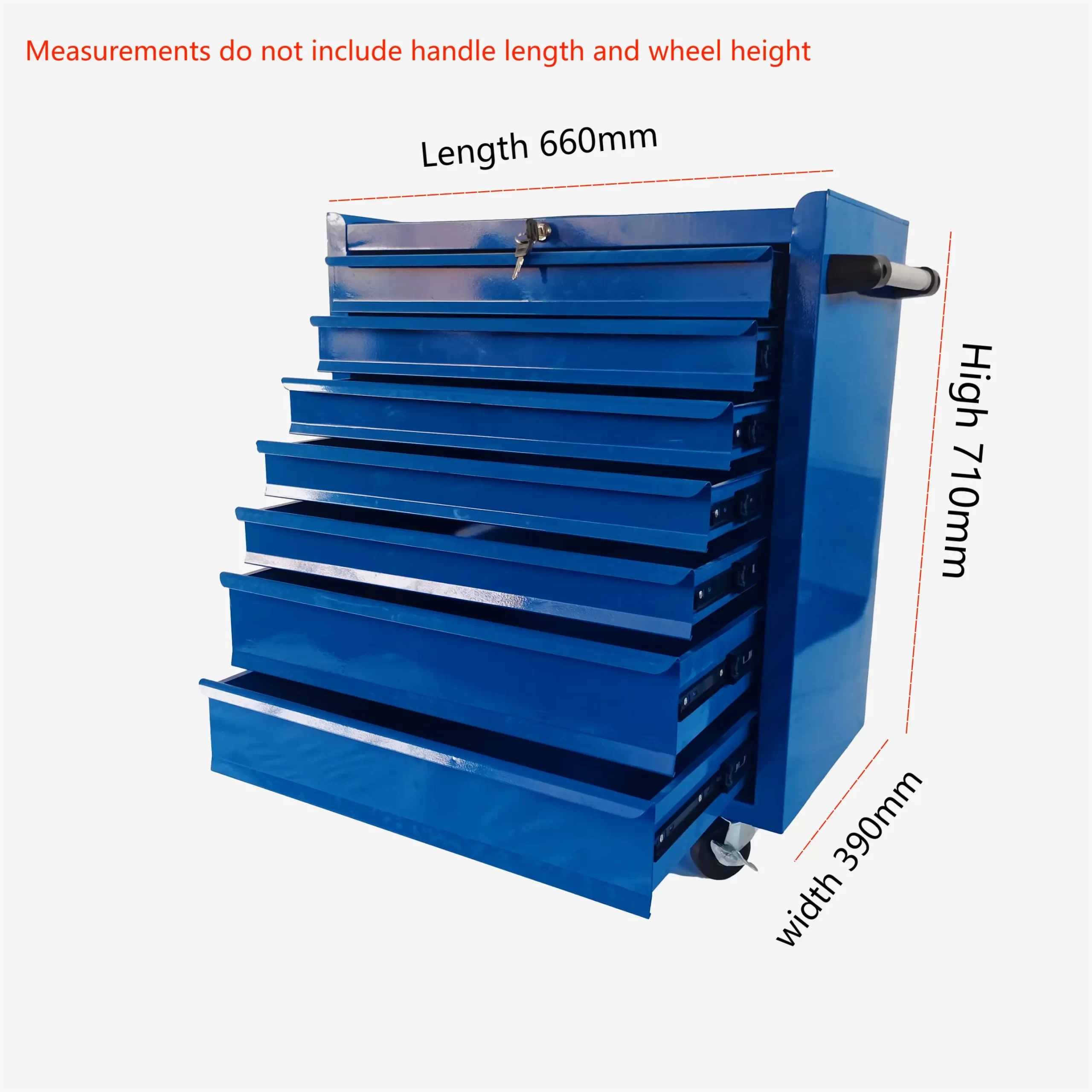 Seven drawer tool cabinet 11